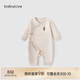 babylove新生兒連體衣春秋款純棉和尚服嬰兒衣服初生兒寶寶彩棉哈衣爬服