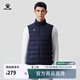 卡爾美（KELME）輕薄羽絨馬甲2025冬季新款保暖便攜訓練跑步坎肩外套 藏青 2XL
