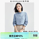 佐丹奴牛津紡襯衫女新款純棉通勤襯衫口袋小翻領(lǐng)長(cháng)袖襯衣05345874
