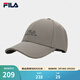 FILA 斐樂(lè )官方男帽棒球帽冬季新款時(shí)尚休閑帽子運動(dòng)帽遮陽(yáng)帽 月隕灰-GY XS