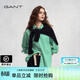 GANT/甘特2025秋冬新款女士襯衣純棉條紋休閑襯衫復古潮流上衣 347-綠色 S