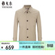 雅戈爾（YOUNGOR）春季新款男士風(fēng)衣行政通勤商務(wù)休閑翻領(lǐng)風(fēng)衣外套 卡其 L(175/96A)