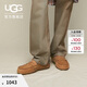 UGG春季男士時(shí)尚舒適平底淺口簡(jiǎn)約豆豆鞋樂(lè )福鞋 1166762CHE|栗色43