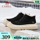 駱駝（CAMEL）【踏雪】防寒雪地靴冬季新款厚底輕便舒適加絨保暖抓地棉鞋男 G14W607683 黑色 38