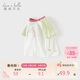 戴維貝拉女童短袖T恤兒童棉上衣夏裝男寶寶洋氣打底衫
