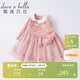 戴維貝拉（DAVE＆BELLA）女童連衣裙兒童裙子春秋小童寶寶公主裙