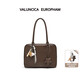 VALUNCICA EUROPHAM【明星同款】華倫西亞貝塔包大號托特包通勤手提包大容量單肩包女 布朗尼棕【送包掛】
