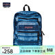 JANSPORT杰斯伯雙肩包男書(shū)包女34L高中大學(xué)生背包花色 TDN70KJ 藍白條紋/隔層/側袋