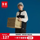 安德瑪（Under Armour）童裝秋冬款兒童衛衣?lián)u粒絨休閑運動(dòng)男女童保暖連帽上衣254303312