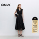 ONLY2025秋季新款氣質(zhì)淑女風(fēng)中長(cháng)裙無(wú)袖襯衫連衣裙女|125107046 H1Z黑色 XS