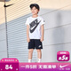 NIKE 耐克小童裝男童短袖套裝夏季兒童經(jīng)典款短T針織短褲2件套