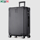 卡帝樂(lè )鱷魚(yú)（CARTELO）多功能行李箱20寸箱包拉桿箱輕音萬(wàn)向輪大容量26寸旅行密碼箱皮箱 【黑色】 28寸-【需托運】