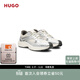 雨果博斯HUGO男士26年春季新款網(wǎng)面細節徽標運動(dòng)鞋 043-銀色 41