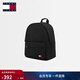 TOMMY JEANS男經(jīng)典刺繡休閑外出旅行輕便通勤學(xué)院風(fēng)大容量書(shū)包雙肩背包 黑色BDS 均碼
