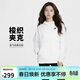 耐克(NIKE)女夏季連帽防曬衣  運動(dòng)外套 輕薄透氣  DM6180-100白色XL