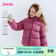 笛莎（DEESHA）童裝女童羽絨服2025秋冬新款兒童輕薄羽絨外套中大童女孩外套 樹(shù)莓粉 150 【充絨量：89.1 g】