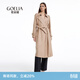 歌莉婭 秋季新品  精紡羊毛風(fēng)衣外套  112L6E27A 61Y淺駝 S