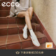 愛(ài)步（ECCO）休閑鞋女 26年新款春季時(shí)尚百搭板鞋德訓鞋 柔酷11號235813 砂礫灰/白色/海洋藍（拼接）23581361580 37 （尺碼偏大，建議拍小一碼）