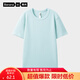 蕉內302Go女士T恤涼感莫代爾親膚短袖女顯瘦修身上衣 綿冰藍 L