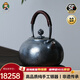 壺爾摩斯茶壺銀壺 煮水壺純手工燒水壺家用純銀999錘紋茶道功夫茶具送禮 錘紋亮舊款 410克 1000ml