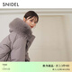 SNIDEL2025秋冬新品時(shí)尚毛領(lǐng)連帽鴨絨面包服羽絨服外套SWFC255303 灰色 均碼 (F)