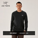 ARC'TERYX始祖鳥(niǎo) CAPTIVE ARC'WORD LS 透氣 男子 棉質(zhì)長(cháng)袖T恤 BLACK/黑色 L