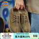 Dickies男士工裝鞋男低幫百搭潮流透氣英倫風(fēng)男士休閑鞋男 駝色 41 