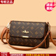 雪愛(ài)袋鼠（XUEAIDAISHU）高檔女士單肩斜挎包女款包包大容量2026新款百搭中年媽媽包禮物 DS棕/杏【禮盒+禮袋+手包卡包】