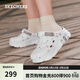 斯凱奇（Skechers）（SKECHERS）洞洞鞋女鞋厚底泡泡鞋沙灘鞋輕便包頭涼拖鞋111658