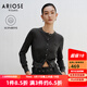 艾諾絲雅詩(shī)【商場(chǎng)同款】2026春季新款百搭收腰綿羊毛開(kāi)衫針織衫女50228133 煙灰色 L