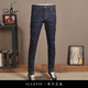薩拉維夫（SLLAVIF）品牌牛仔運動(dòng)褲男春秋款2025新款中青年原色彈力修身小腳褲潮流 BXCHC250L藍色 28 (160) 修身標準碼
