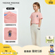 Teenie Weenie  Kids【涼感】小熊童裝25年男女童寶短袖T恤衫打底衫 粉色 160 cm
