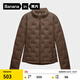 蕉內（Bananain）氫氣501Air女士防風(fēng)立領(lǐng)修身輕薄羽絨服保暖防風(fēng)外套秋冬上衣新款 茶棕 L