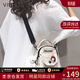 viney手機包包女包斜挎帆布包迷你小包高級感生日禮物送女友老婆 【白色+隨機徽章】實(shí)用高檔洋氣單肩包 小眾時(shí)尚百搭休閑高端手提包