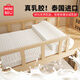名創(chuàng  )優(yōu)品（MINISO）學(xué)生宿舍乳膠床墊遮蓋物 0.9x1.9米床上下鋪軟墊床褥墊子 （厚5cm偏硬護脊）透氣款【全乳膠送內外套】 單人床：120*200cm