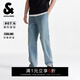杰克·瓊斯（JACK&JONES）男裝26年新款春夏季【涼感】牛仔褲男907寬松直筒休閑潮流褲子 E39中牛仔藍 常規 29 170 W29/L30