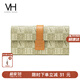 VANESSA HOGAN VH女包個(gè)性錢(qián)包老花卡包長(cháng)款皮夾日常多功能實(shí)用包女士生日禮物 綠色-禮盒裝