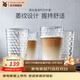 WMF透明玻璃水杯菱紋玻璃杯水杯菱紋直身杯四件套家用飲水杯咖啡杯 菱紋直身杯四件套