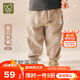 拉比兒童束口長(cháng)褲寶寶百搭休閑褲子25秋冬新款男女童 卡其色 120 cm