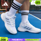 阿迪達斯（adidas）網(wǎng)球鞋男鞋女鞋 26春季新款白色鞋子耐磨防滑網(wǎng)球訓練運動(dòng)鞋 HQ8476/建議拍大半碼 42 (260mm)