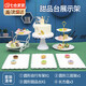 皓梵潔甜品臺展示架蛋糕展示盤(pán)擺臺甜品架茶歇盤(pán)茶歇擺盤(pán)甜點(diǎn)甜品盤(pán)托盤(pán) 【六件套】歐式甜品臺套裝