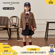 Teenie Weenie Kids小熊童裝25年男女童學(xué)院風(fēng)西裝夾克外套 米色 150 cm