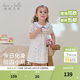 戴維貝拉（DAVE＆BELLA）新款夏裝女寶寶碎花連衣裙洋氣女童裙子純棉兒童公主裙童裙 小碎花印花【現貨】 110 cm（建議身高100-110cm）