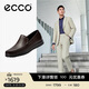愛(ài)步（ECCO）豆豆鞋男 軟底一腳蹬樂(lè )福皮鞋 S 輕巧莫克系列540514 可可棕40