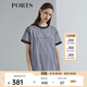 PORTS寶姿女裝短袖襯衫(不含內襯）LL8B115KCX009 黑色 M (6)
