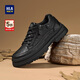 海瀾之家（HLA）男鞋時(shí)尚復古戶(hù)外工裝鞋子男款休閑皮鞋HAAGZM4EBB280 黑色40