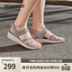 斯凱奇（Skechers）涼鞋女士2026年春季休閑鞋軟底輕便休閑鞋外穿沙灘鞋163524