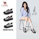 駱駝（CAMEL）【李柯以同款】極光丑萌鞋女戶(hù)外登山鞋 L26S202026A 米/紫 40