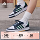 adidas ENTRAP美式校園風(fēng)運動(dòng)少年感復古籃球風(fēng)板鞋男女阿迪達斯   白色/綠色/藍色   42
