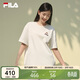 FILA 斐樂(lè )官方情侶短袖T恤2026夏男女休閑寬松純棉上衣貓咪針織t恤